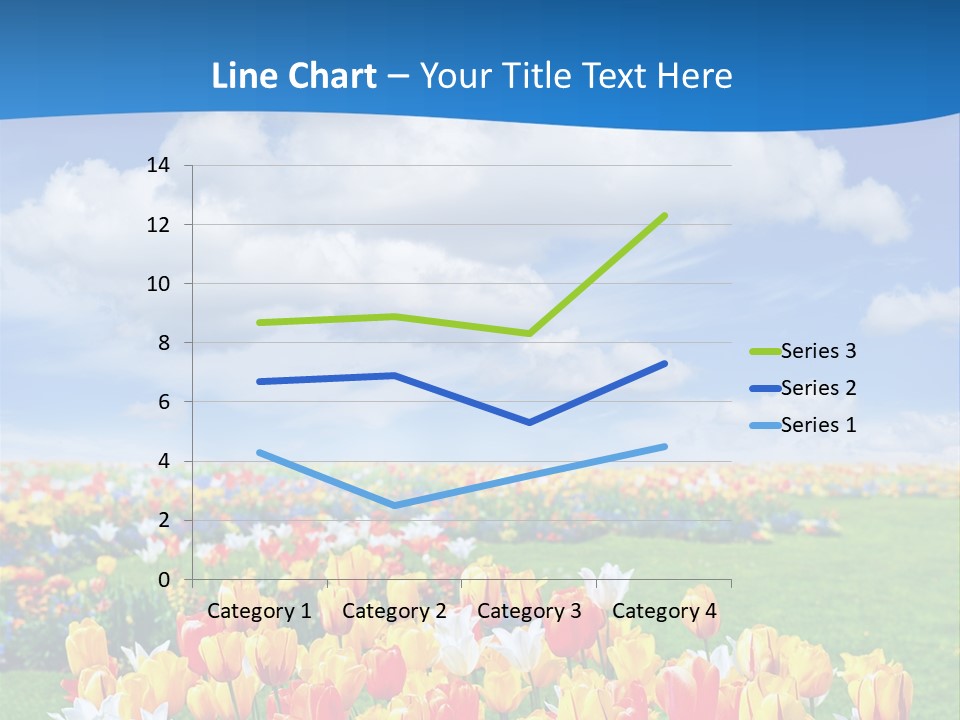 Landscape Sunshine Bloom PowerPoint Template