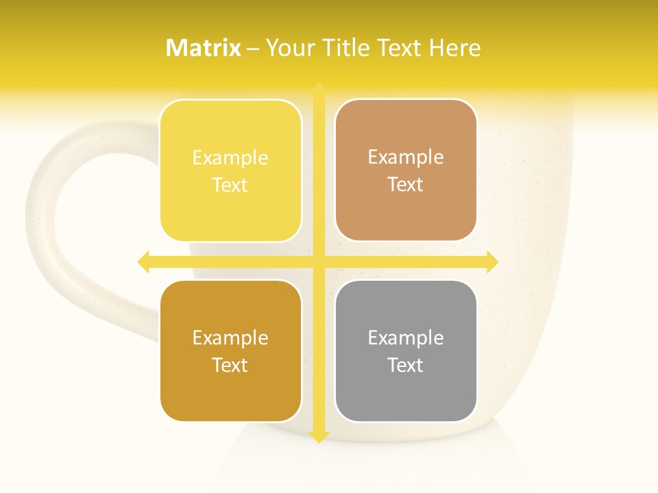 Ceramic Drink Tableware PowerPoint Template