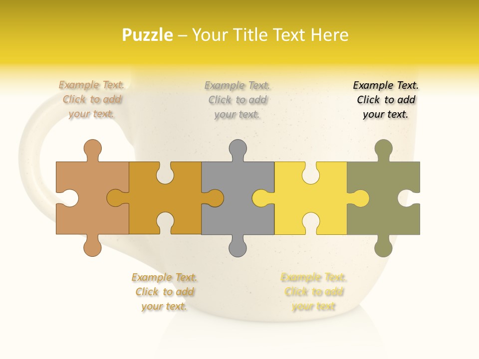 Ceramic Drink Tableware PowerPoint Template