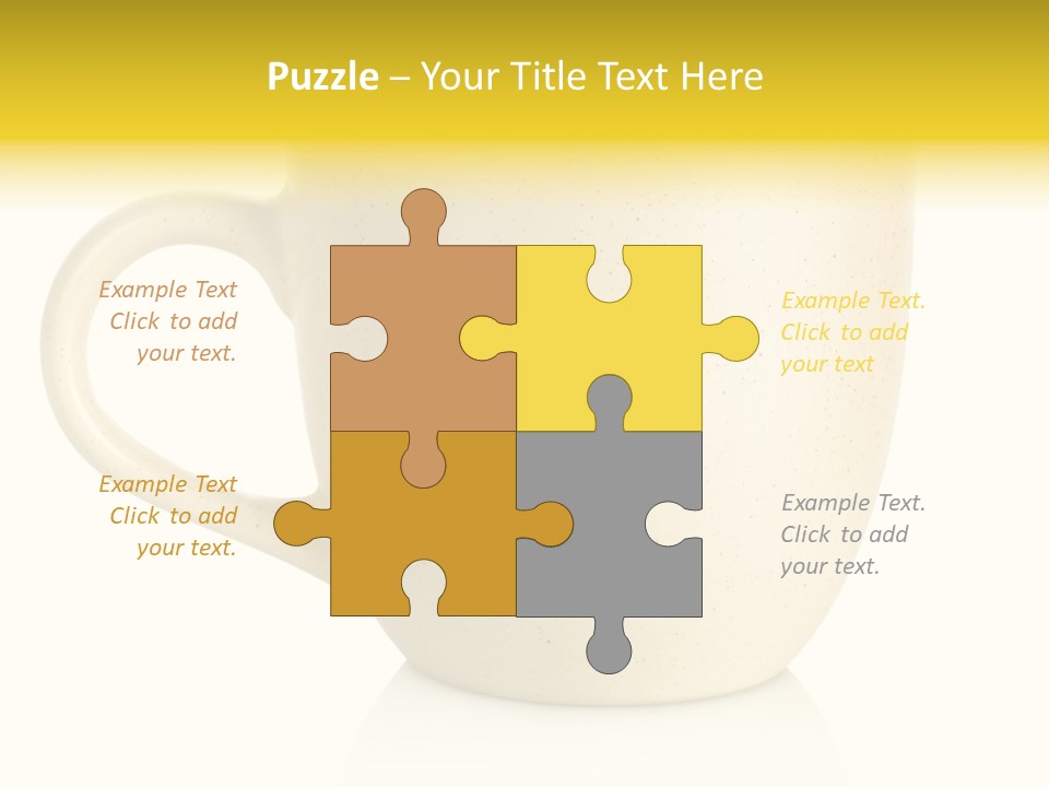 Ceramic Drink Tableware PowerPoint Template