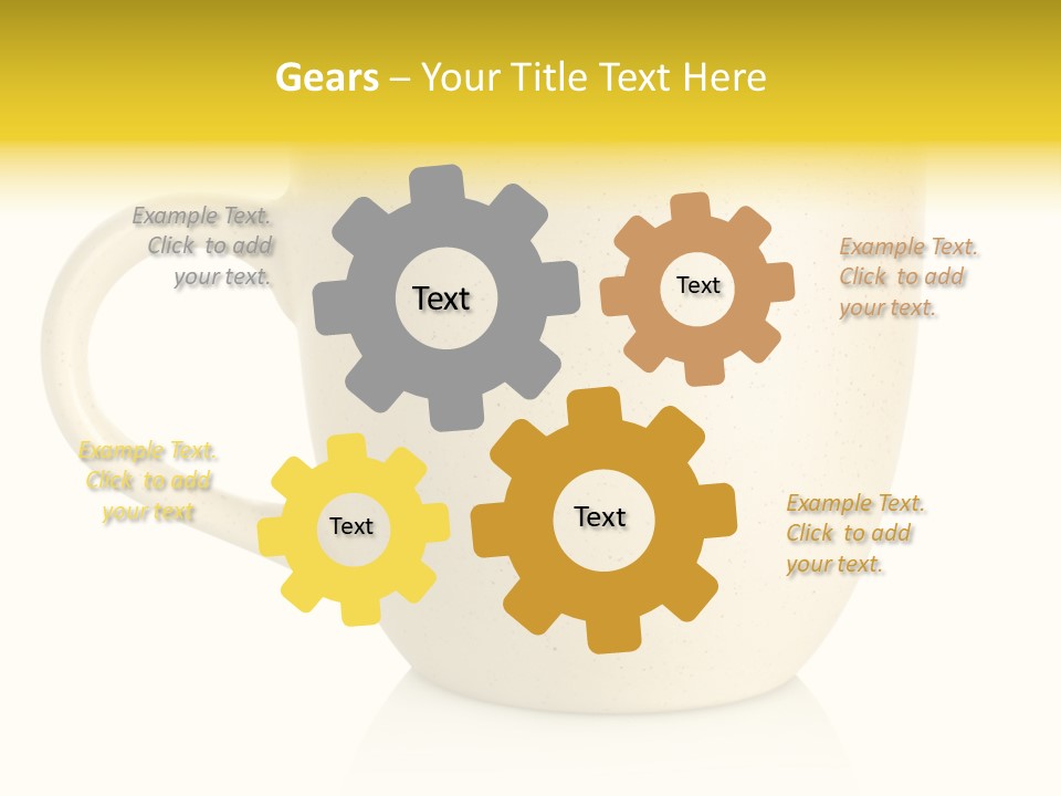 Ceramic Drink Tableware PowerPoint Template