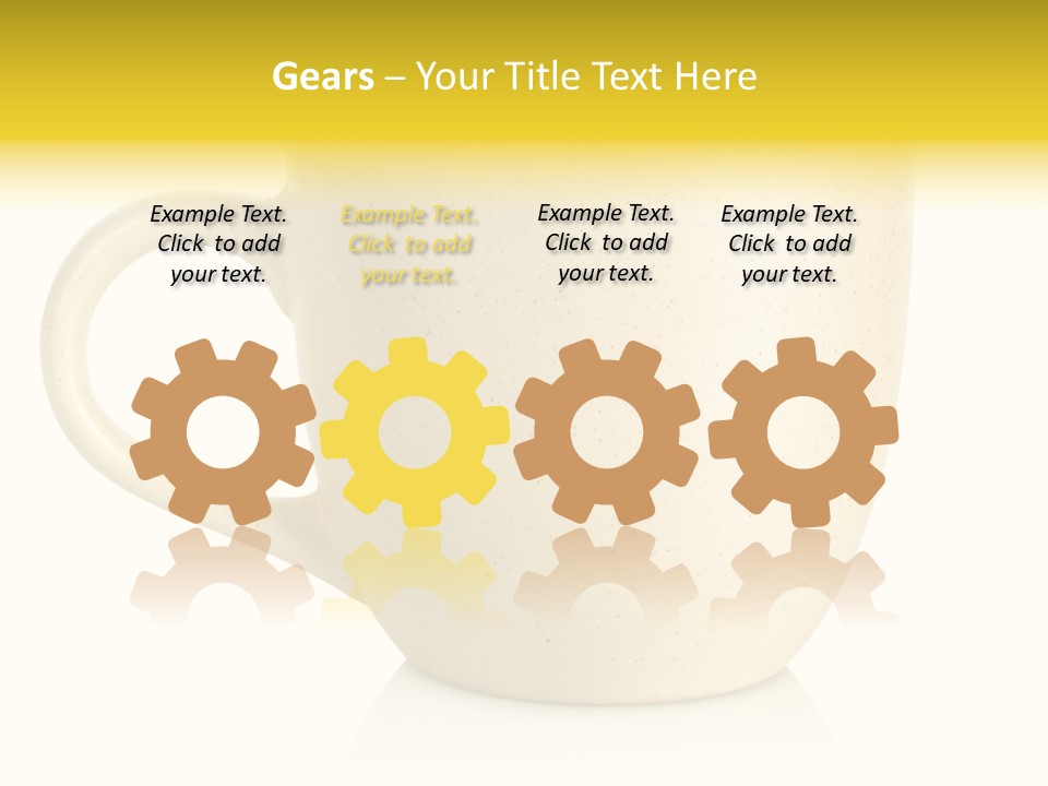 Ceramic Drink Tableware PowerPoint Template