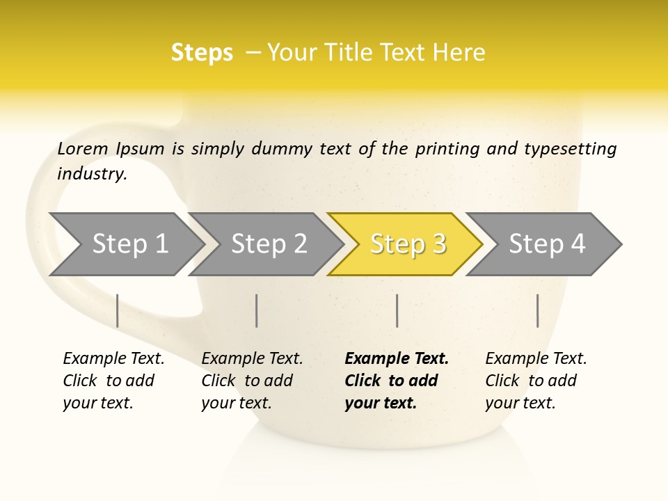 Ceramic Drink Tableware PowerPoint Template