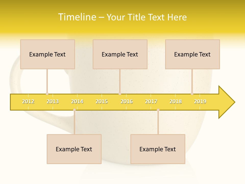 Ceramic Drink Tableware PowerPoint Template