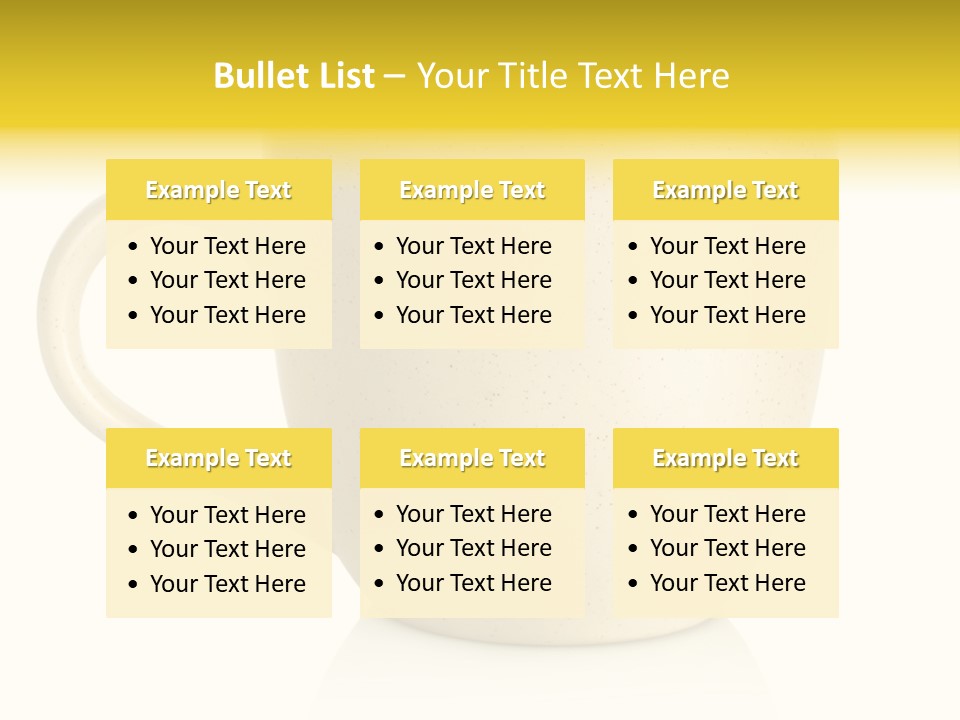Ceramic Drink Tableware PowerPoint Template