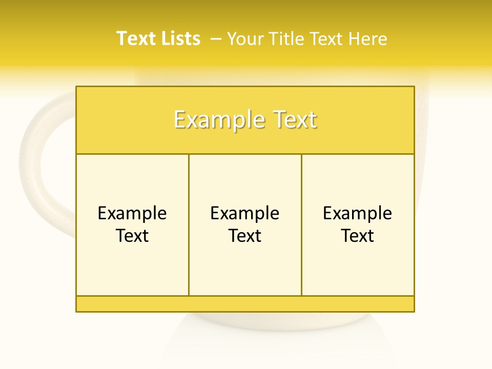 Ceramic Drink Tableware PowerPoint Template