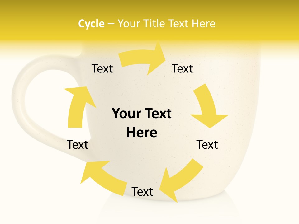 Ceramic Drink Tableware PowerPoint Template