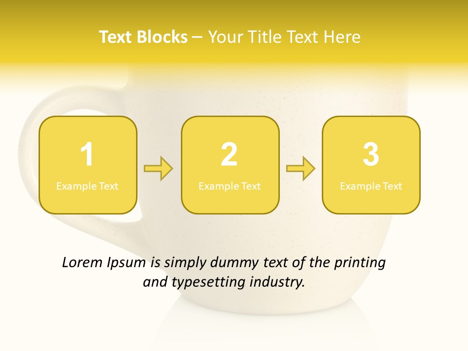 Ceramic Drink Tableware PowerPoint Template
