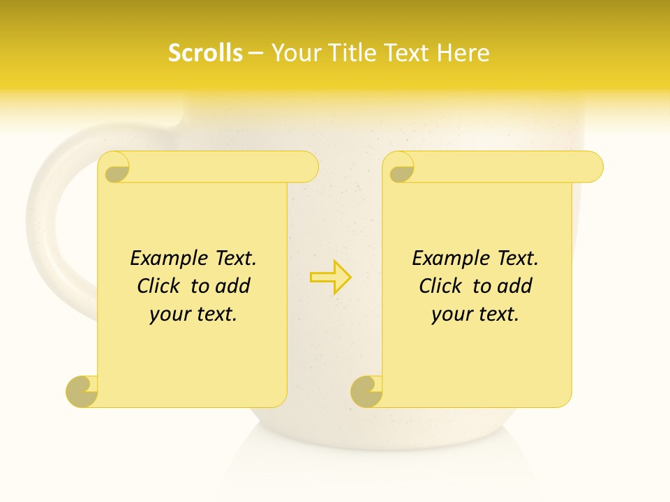 Ceramic Drink Tableware PowerPoint Template