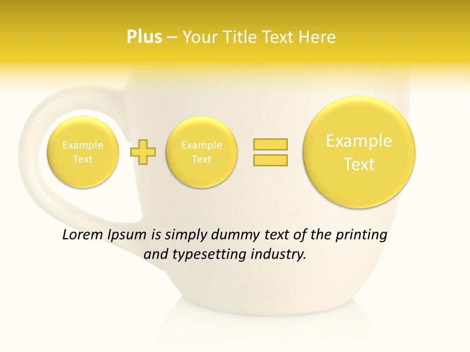 Ceramic Drink Tableware PowerPoint Template
