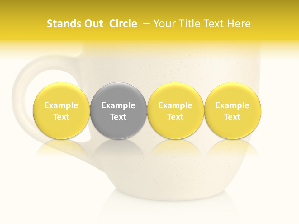 Ceramic Drink Tableware PowerPoint Template