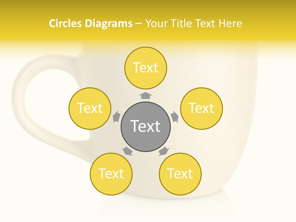 Ceramic Drink Tableware PowerPoint Template