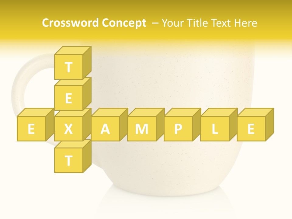 Ceramic Drink Tableware PowerPoint Template