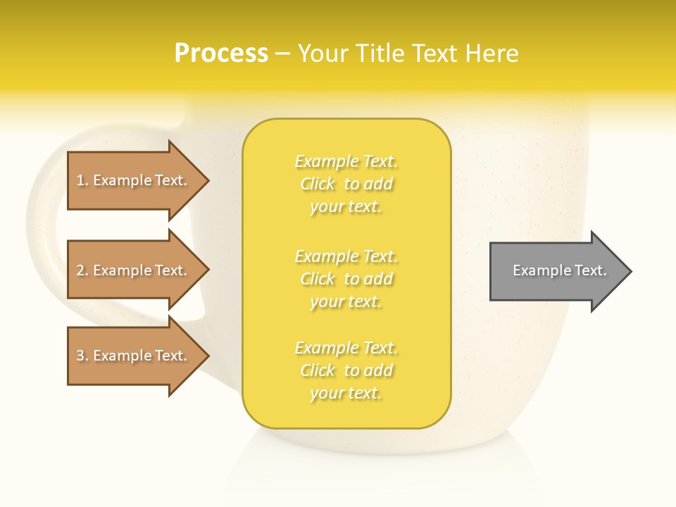 Ceramic Drink Tableware PowerPoint Template