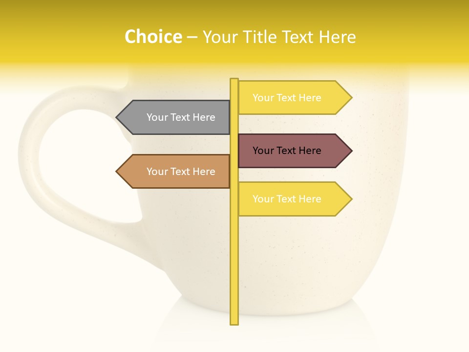 Ceramic Drink Tableware PowerPoint Template