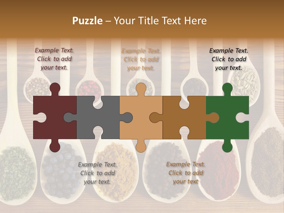 Cumin Chives Green PowerPoint Template