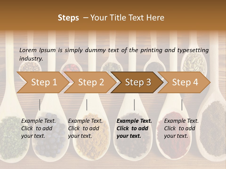 Cumin Chives Green PowerPoint Template