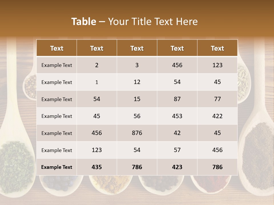 Cumin Chives Green PowerPoint Template