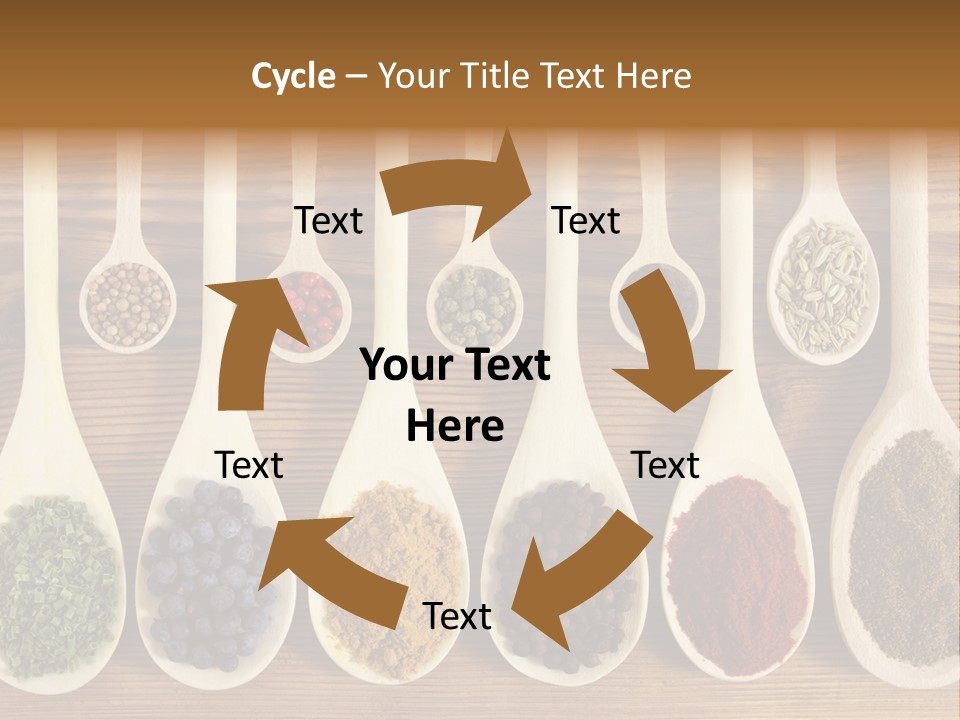 Cumin Chives Green PowerPoint Template