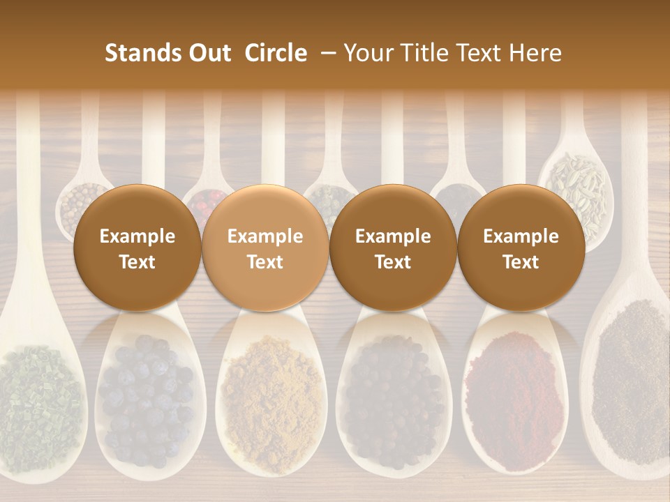 Cumin Chives Green PowerPoint Template