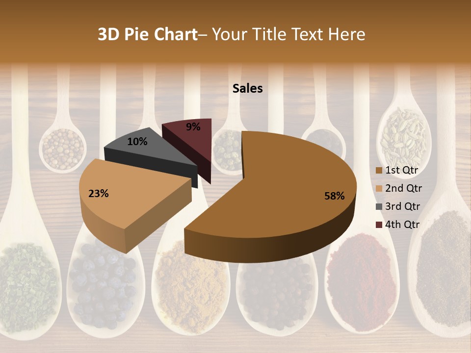 Cumin Chives Green PowerPoint Template