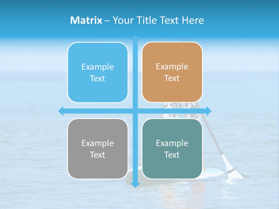 Man Oar Sporty PowerPoint Template