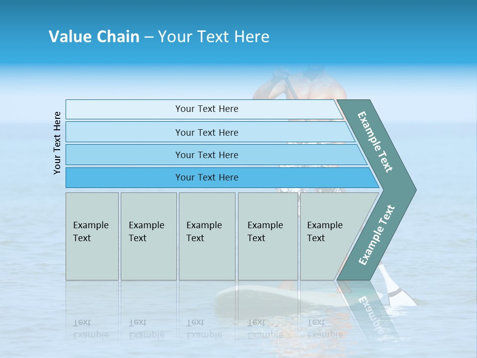 Man Oar Sporty PowerPoint Template
