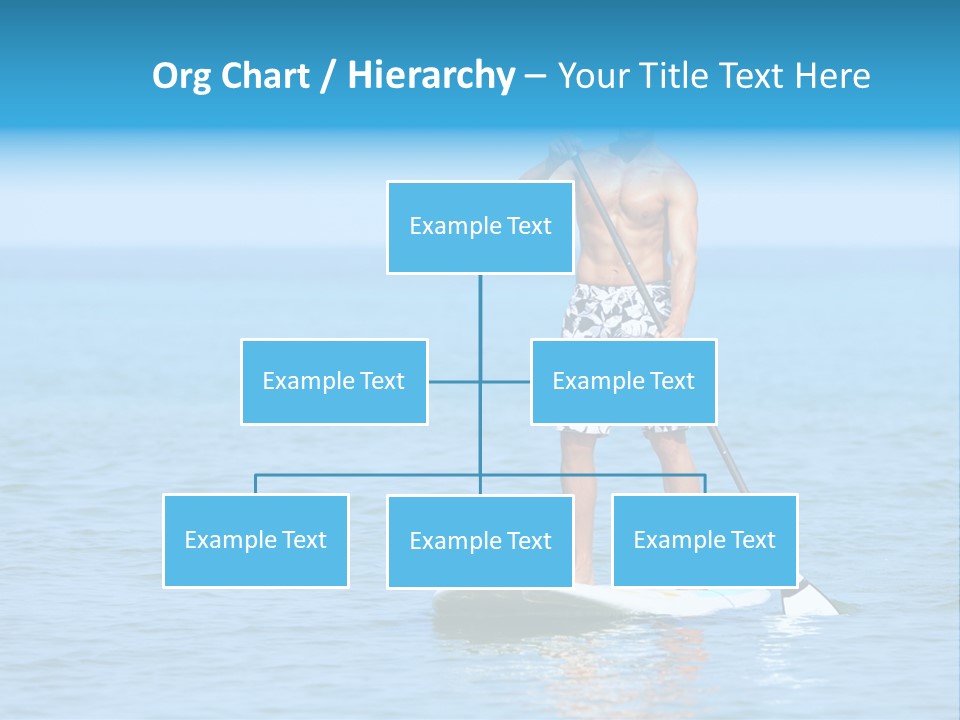 Man Oar Sporty PowerPoint Template