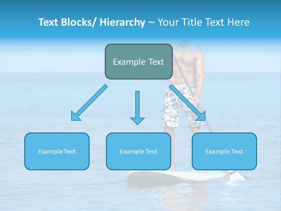 Man Oar Sporty PowerPoint Template