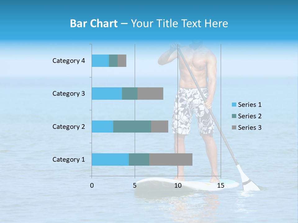 Man Oar Sporty PowerPoint Template