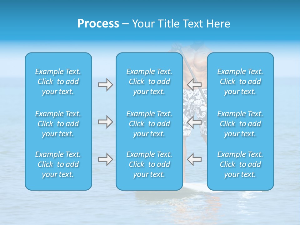 Man Oar Sporty PowerPoint Template