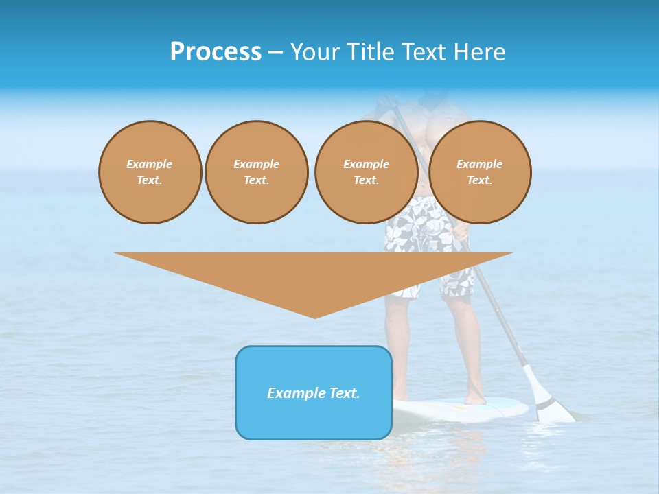 Man Oar Sporty PowerPoint Template