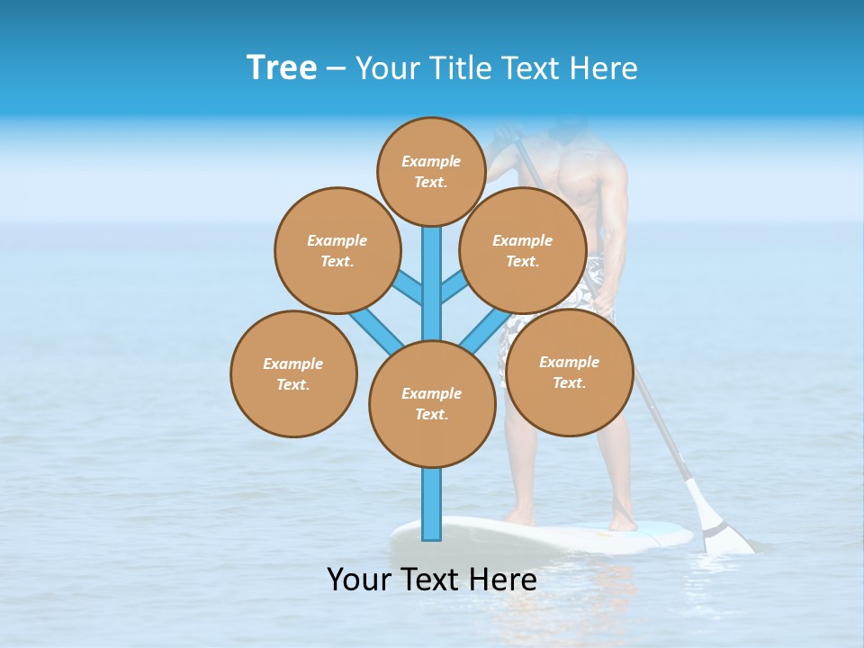 Man Oar Sporty PowerPoint Template