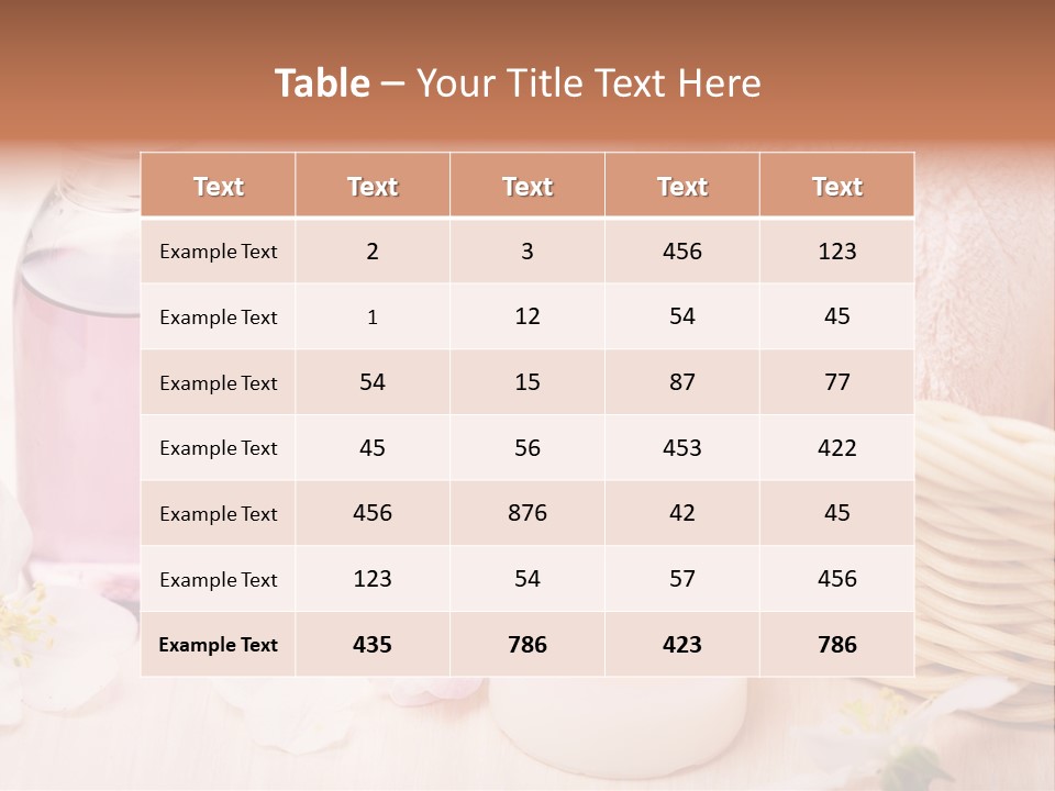 Aromatic Alternative Basket PowerPoint Template