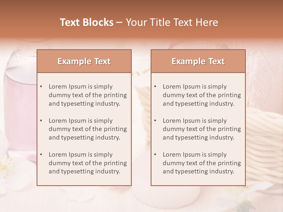 Aromatic Alternative Basket PowerPoint Template