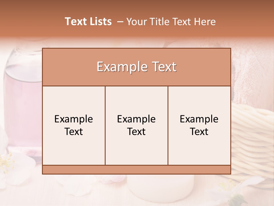 Aromatic Alternative Basket PowerPoint Template