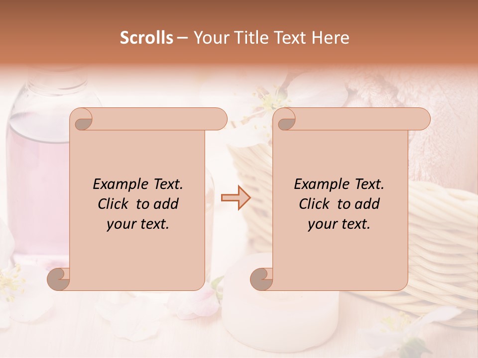 Aromatic Alternative Basket PowerPoint Template