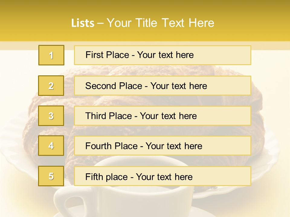 Coffee Bar Aroma PowerPoint Template
