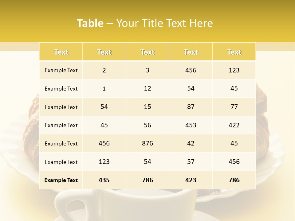Coffee Bar Aroma PowerPoint Template