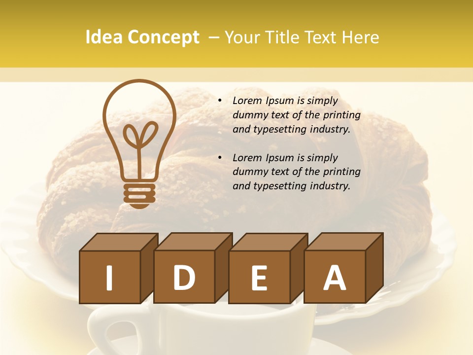 Coffee Bar Aroma PowerPoint Template