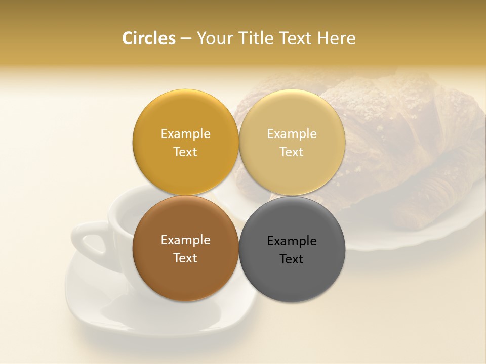 Aromatic Croissants Wake Up PowerPoint Template