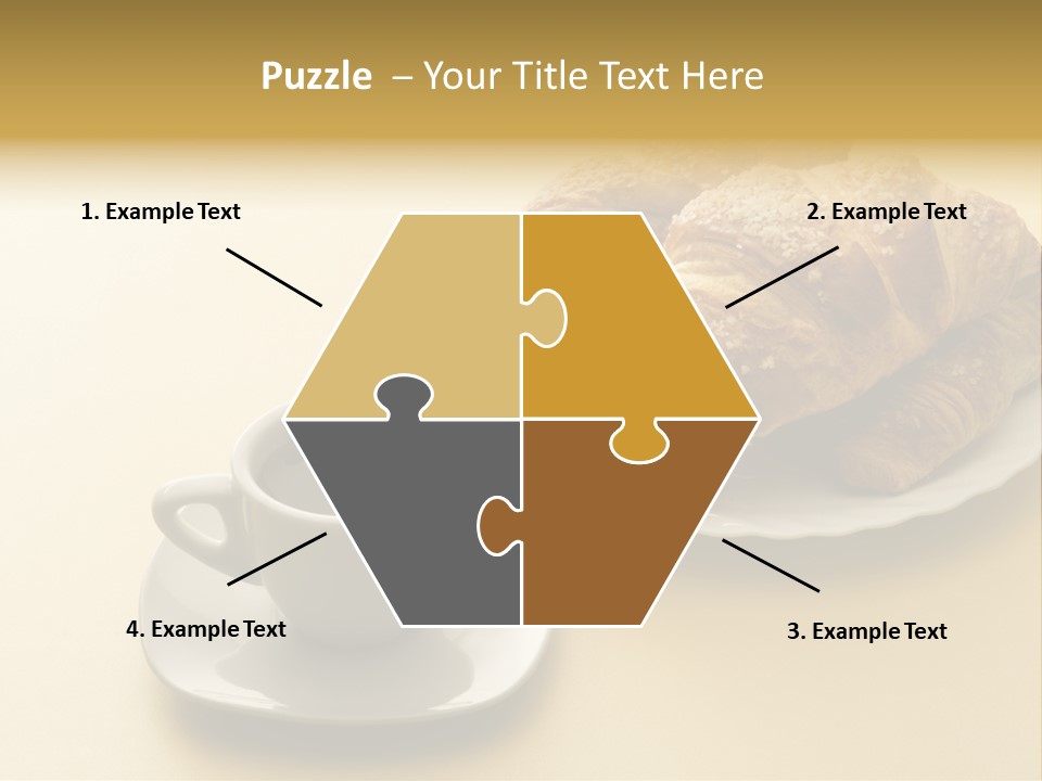 Aromatic Croissants Wake Up PowerPoint Template