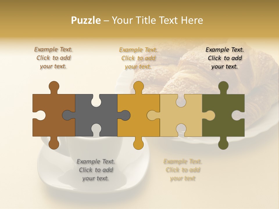 Aromatic Croissants Wake Up PowerPoint Template