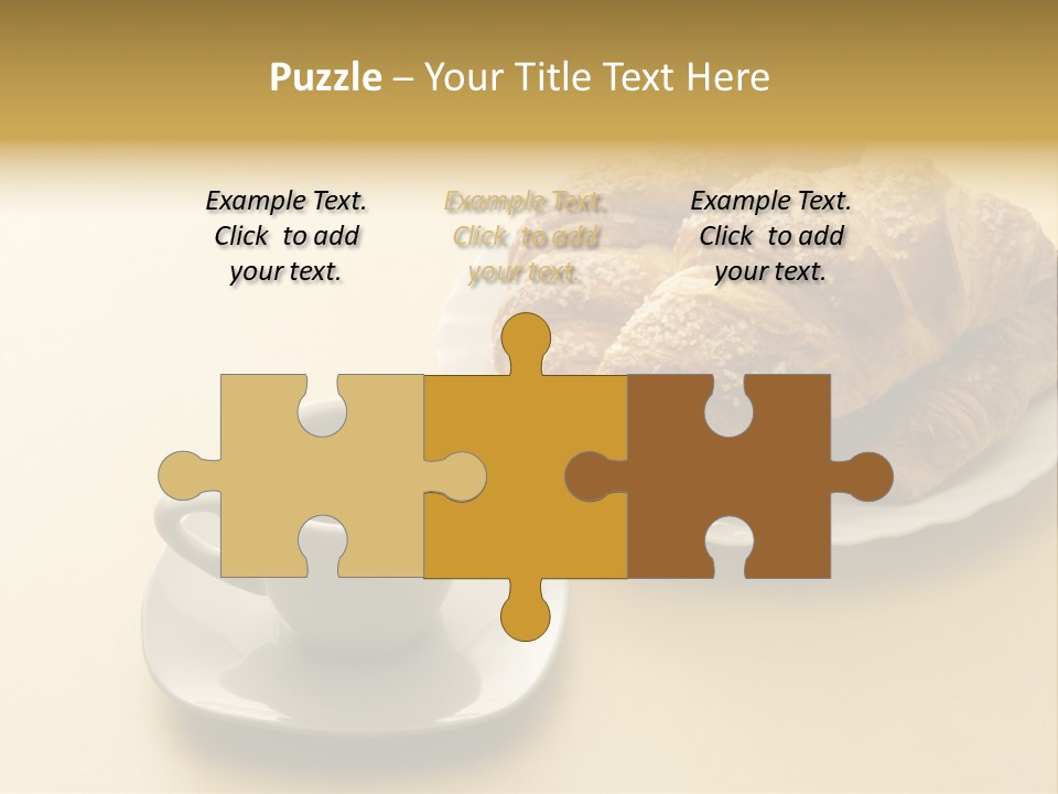 Aromatic Croissants Wake Up PowerPoint Template