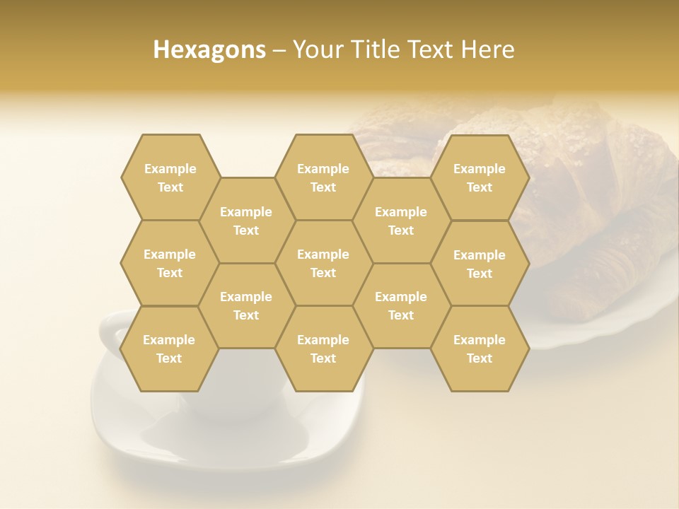 Aromatic Croissants Wake Up PowerPoint Template