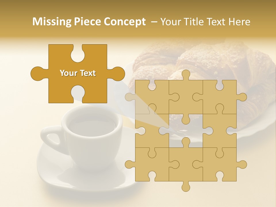 Aromatic Croissants Wake Up PowerPoint Template