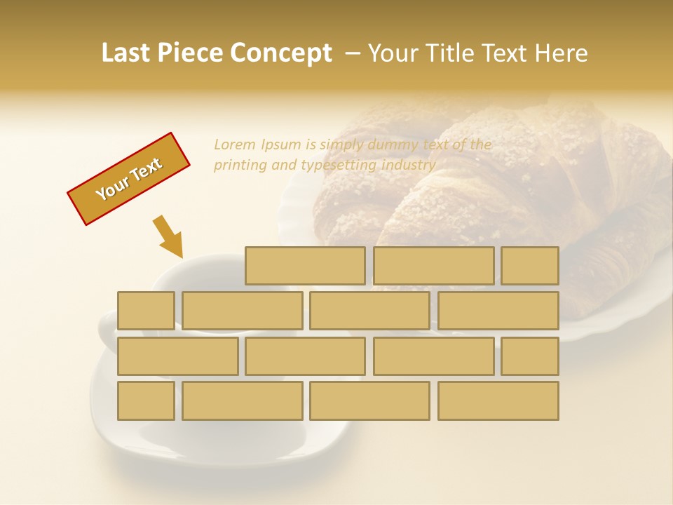 Aromatic Croissants Wake Up PowerPoint Template