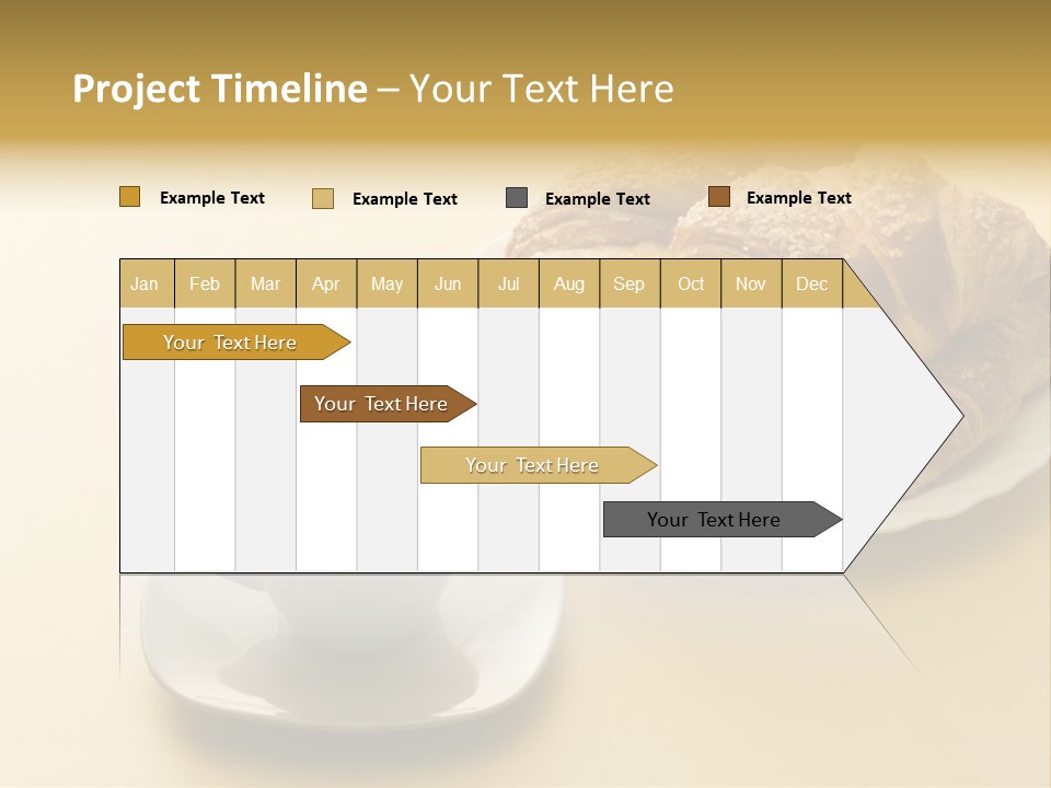 Aromatic Croissants Wake Up PowerPoint Template