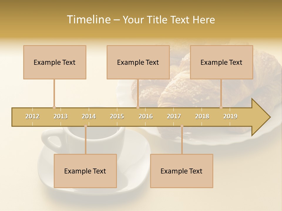 Aromatic Croissants Wake Up PowerPoint Template