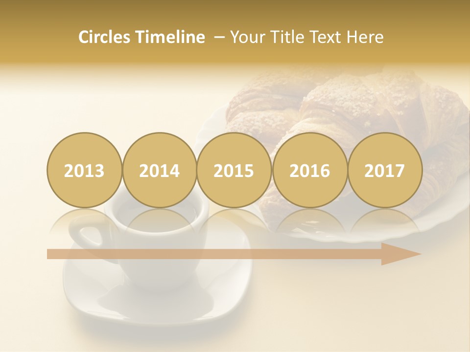 Aromatic Croissants Wake Up PowerPoint Template